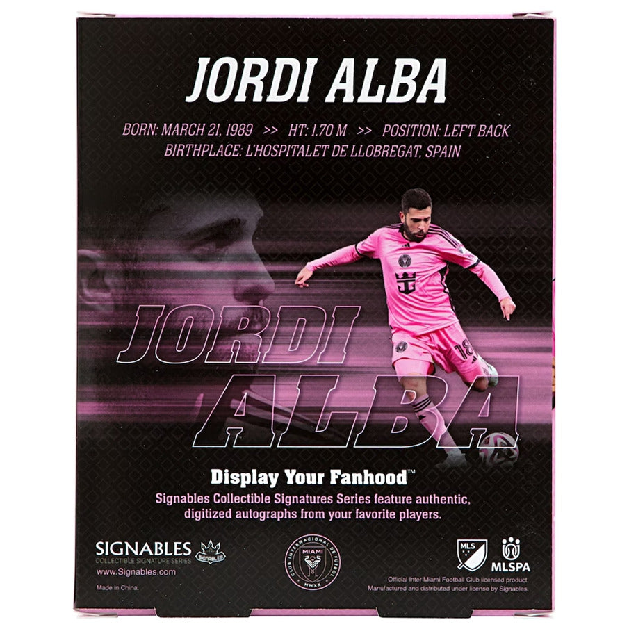 Inter Miami Jordi Alba #18 Voetbal Verzamelobject 14 cm 850056417303