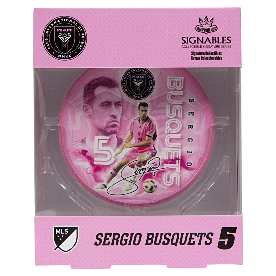 Inter Miami Sergio Busquets #5 Voetbal Verzamelobject 14 cm 850056417310