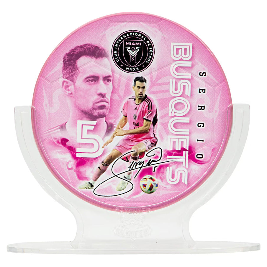 Inter Miami Sergio Busquets #5 Voetbal Verzamelobject 14 cm 850056417310