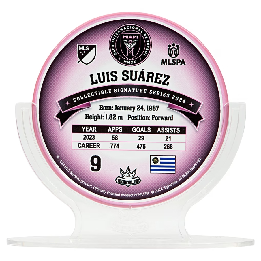 Inter Miami Luis Suarez #9 Voetbal Verzamelobject 14 cm 850056417334