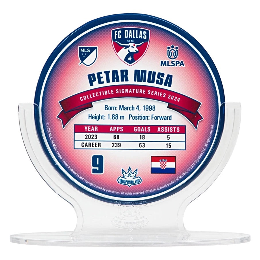 FC Dallas Petar Musa #9 Voetbal Verzamelobject 14 cm 850056417365
