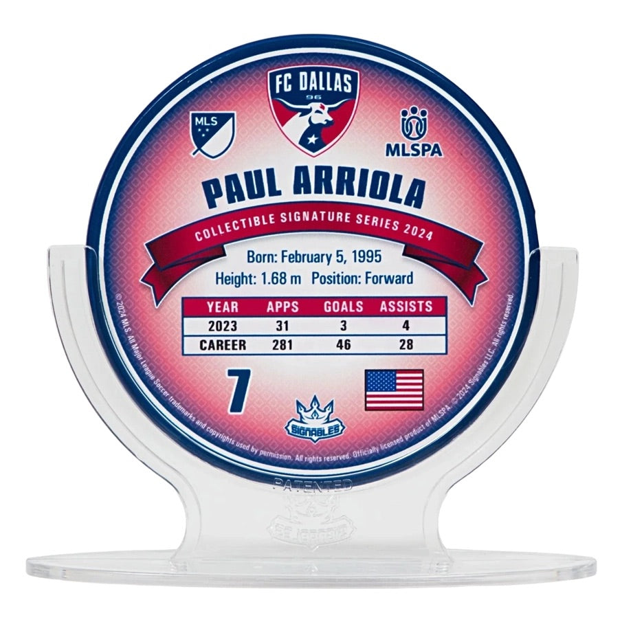 FC Dallas Paul Arriola #7 voetbal verzamelobject 14 cm 850056417396