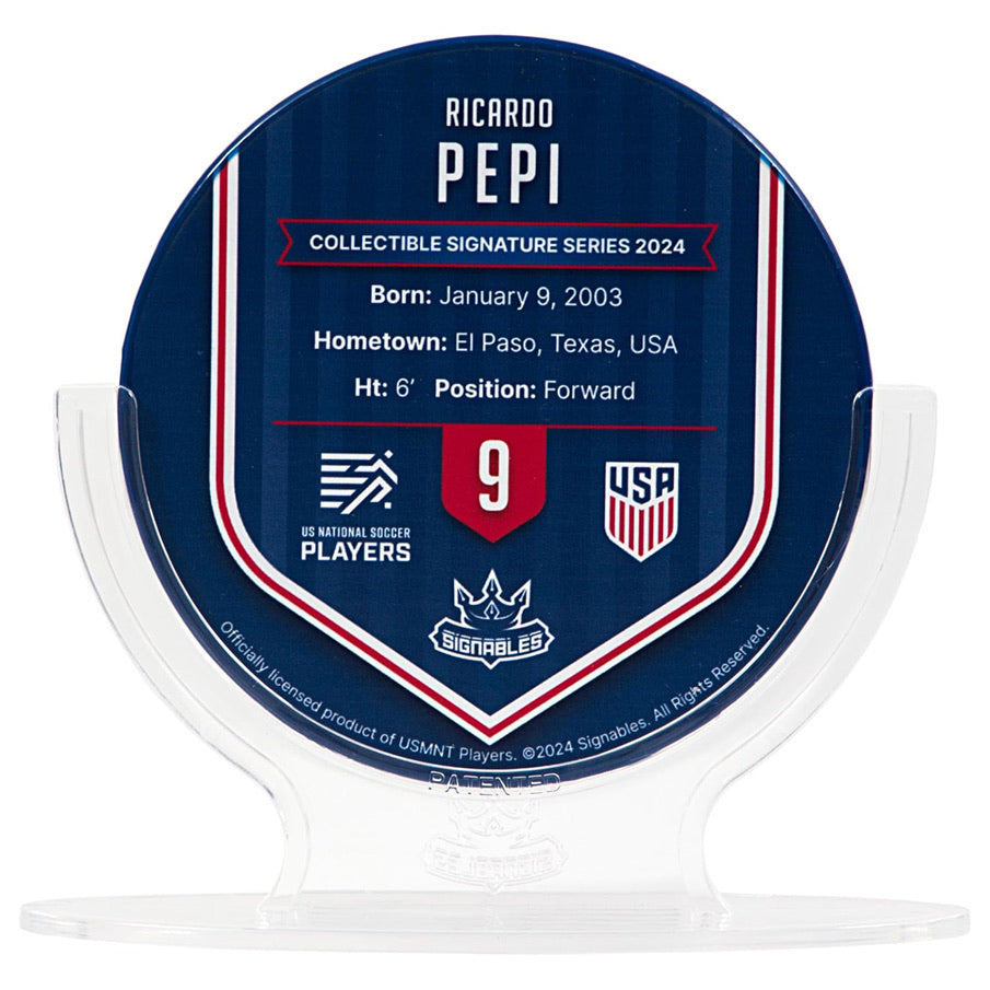 VS Ricardo Pepi #9 Voetbal Verzamelobject 14 cm 850056417839