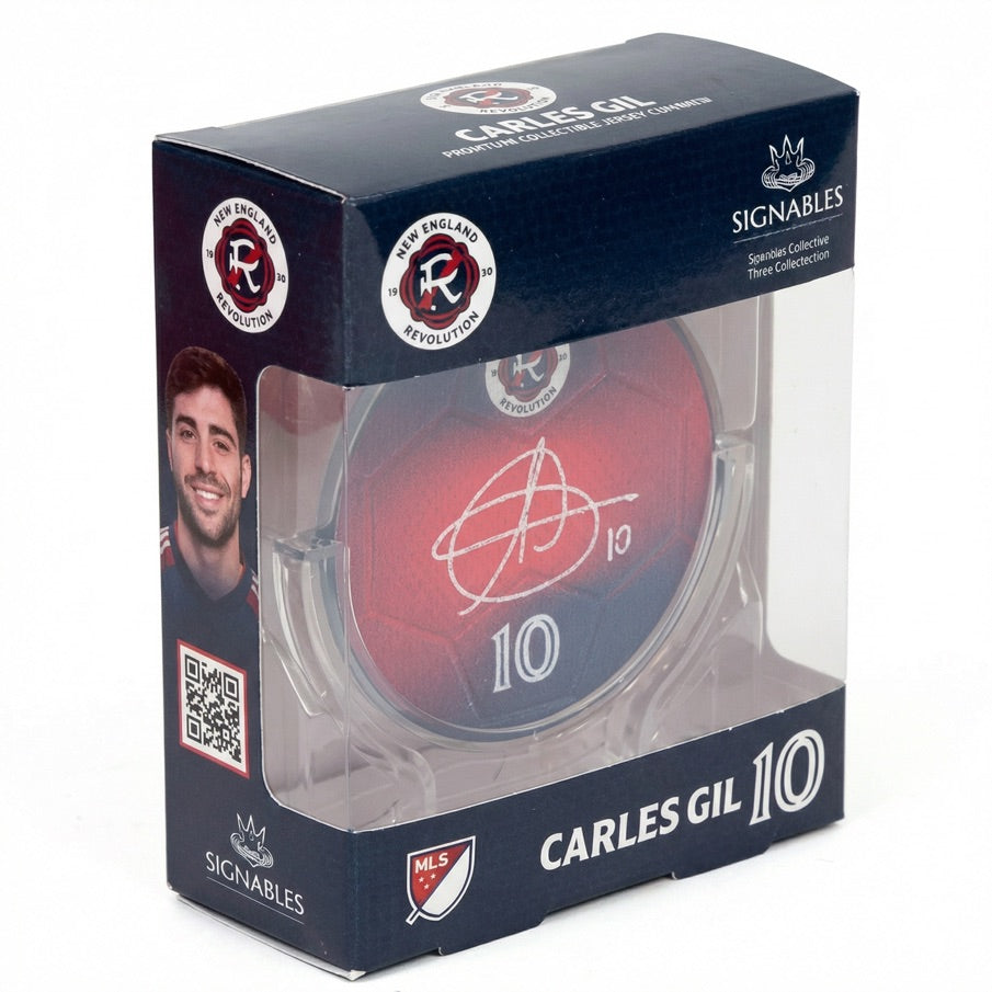 New England Revolution Carles Gil #10 Voetbal Verzamelobject 14 cm 850056417990