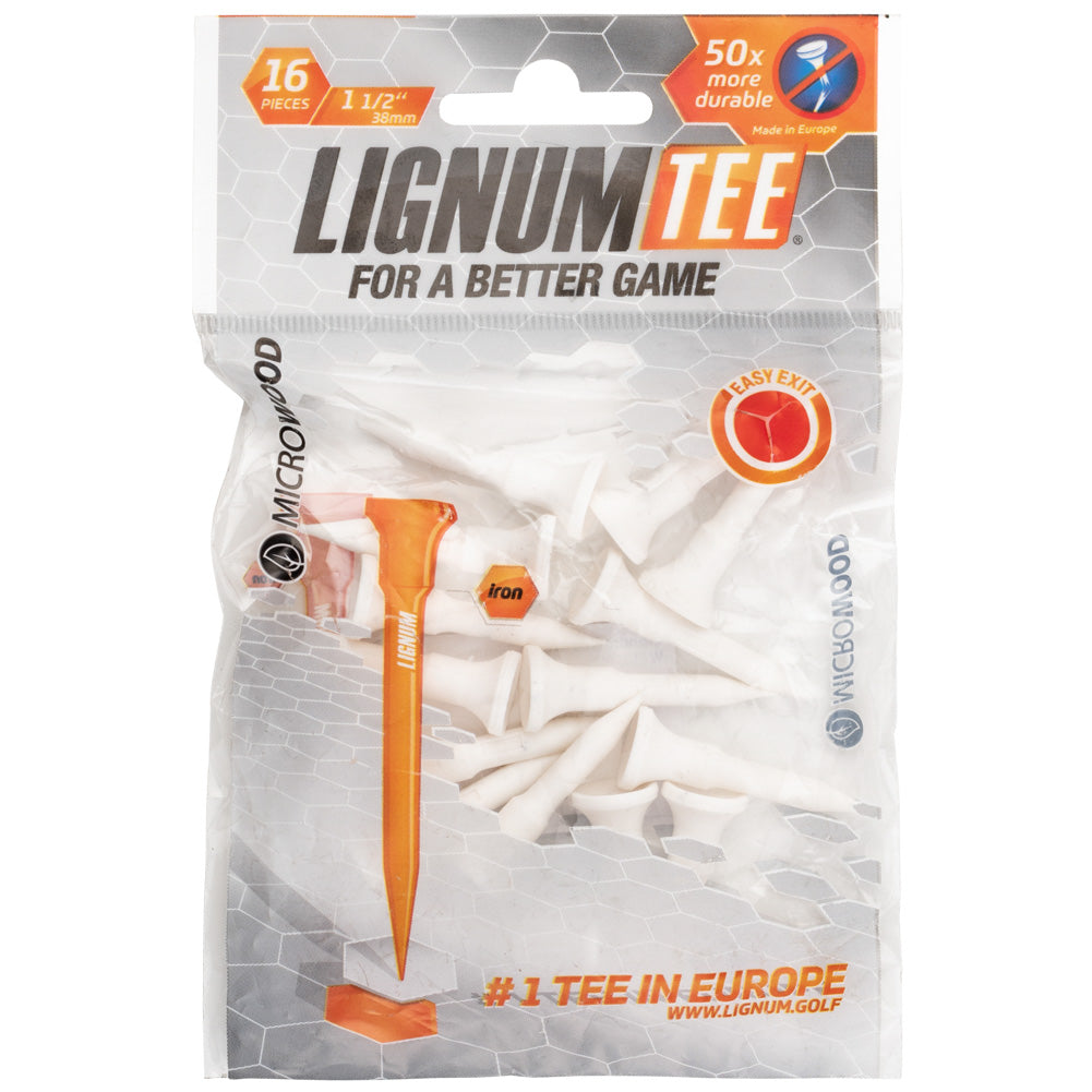 LONGRIDGE Lignum Golf Tees 16 stuks 38 mm