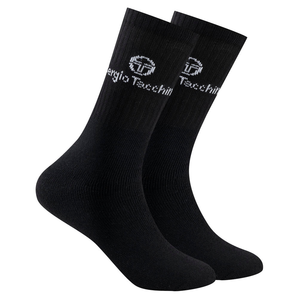 Sergio Tacchini Unisex Tennissokken 3 Paar zwart 93230732