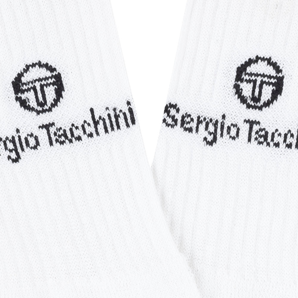 Sergio Tacchini Unisex Tennissokken 3 Paar wit 93230832