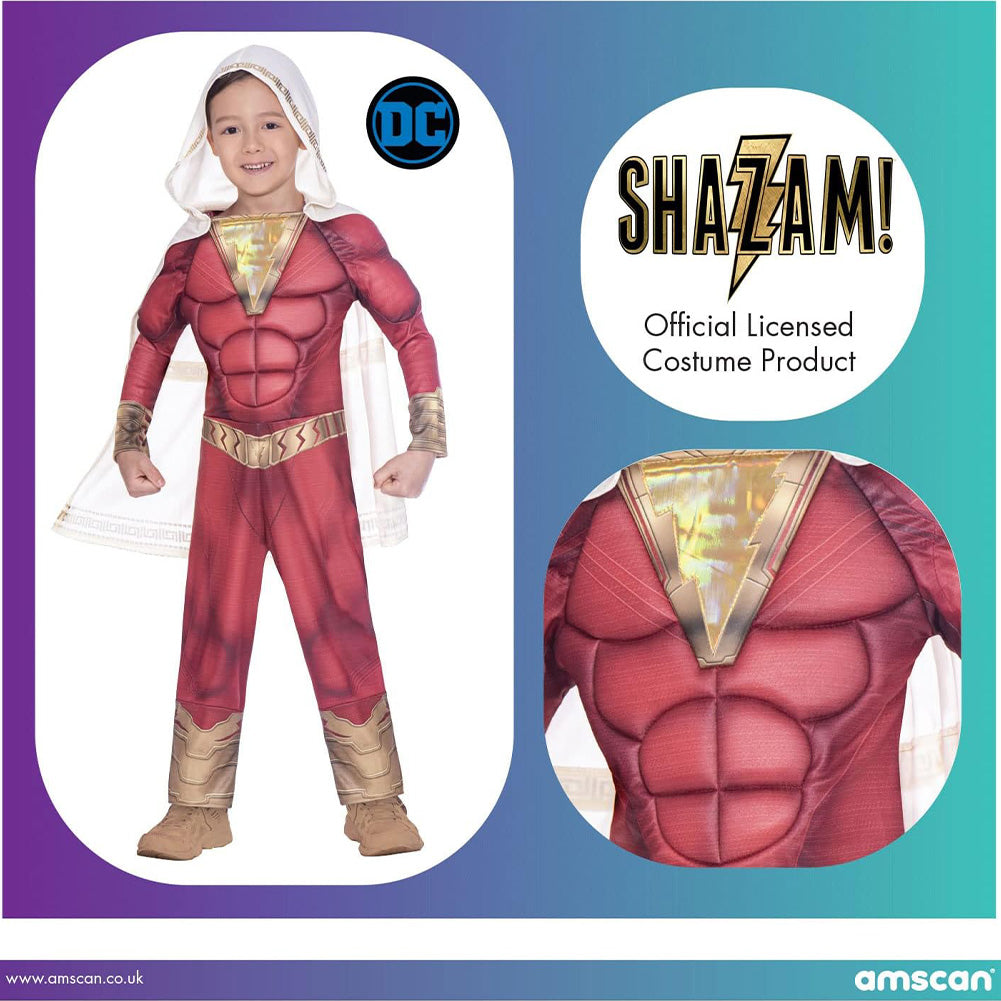 DC COMICS Shazam! Kinderkostuum 9906