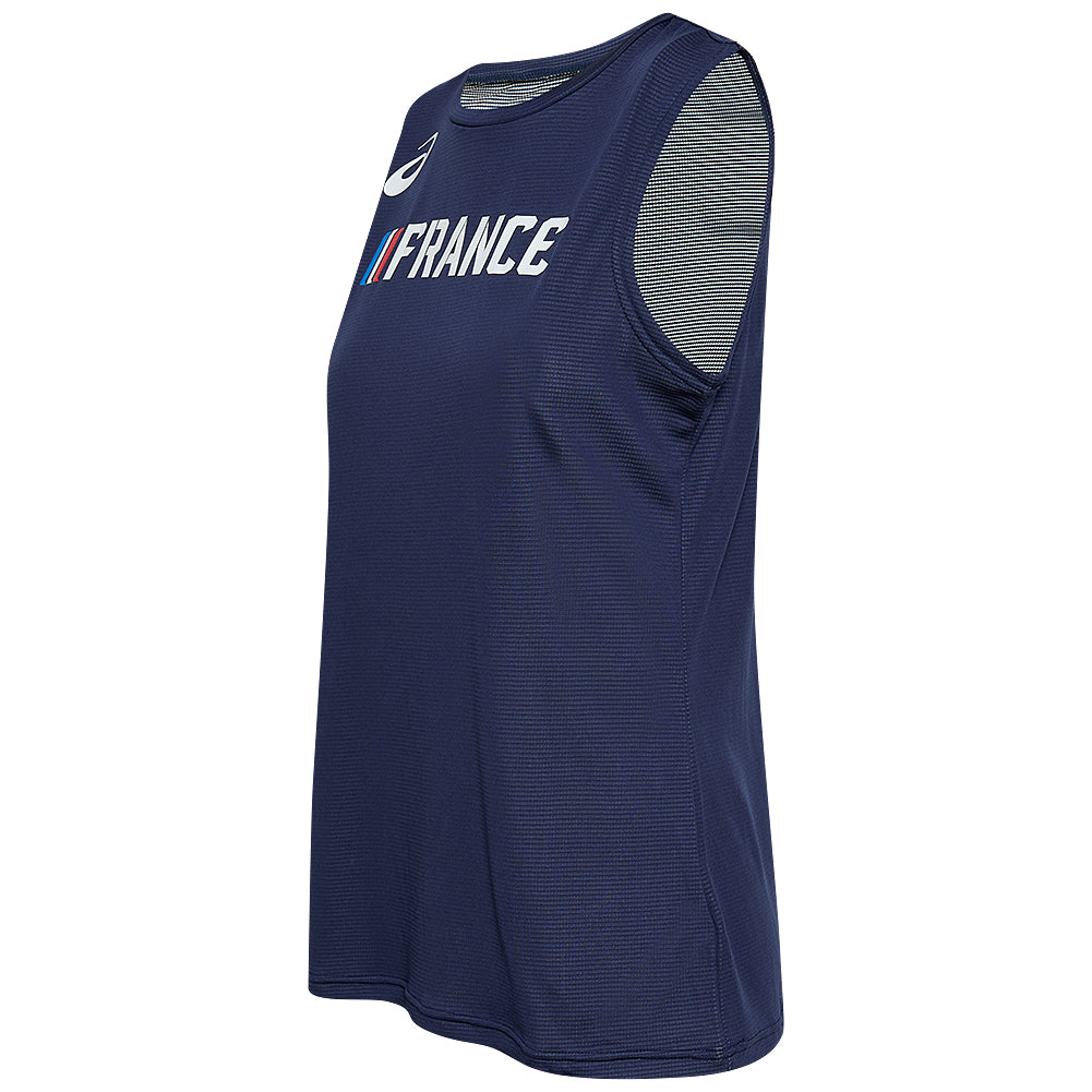 Frankrijk ASICS Pro Elite Atletiek Dames Singlet A17H33-52FR
