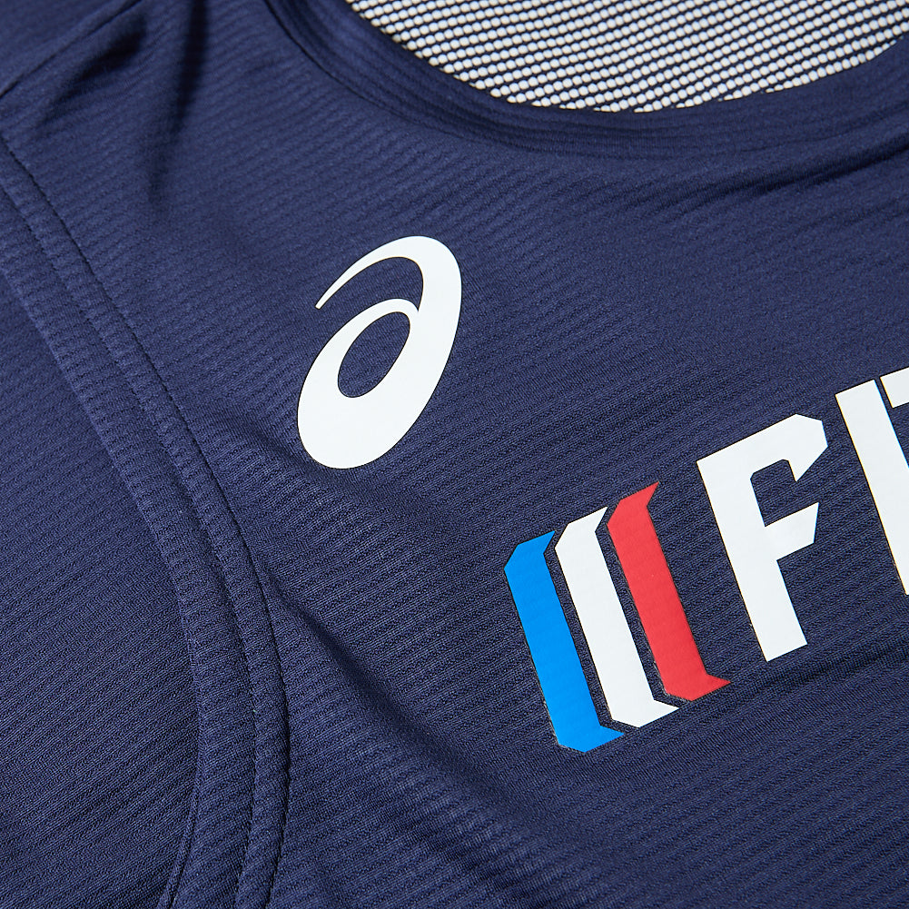 Frankrijk ASICS Pro Elite Atletiek Dames Singlet A17H33-52FR