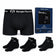 Sergio Tacchini Herenset: Boxershorts + 3 paar sneakersokken AA50049904 – M