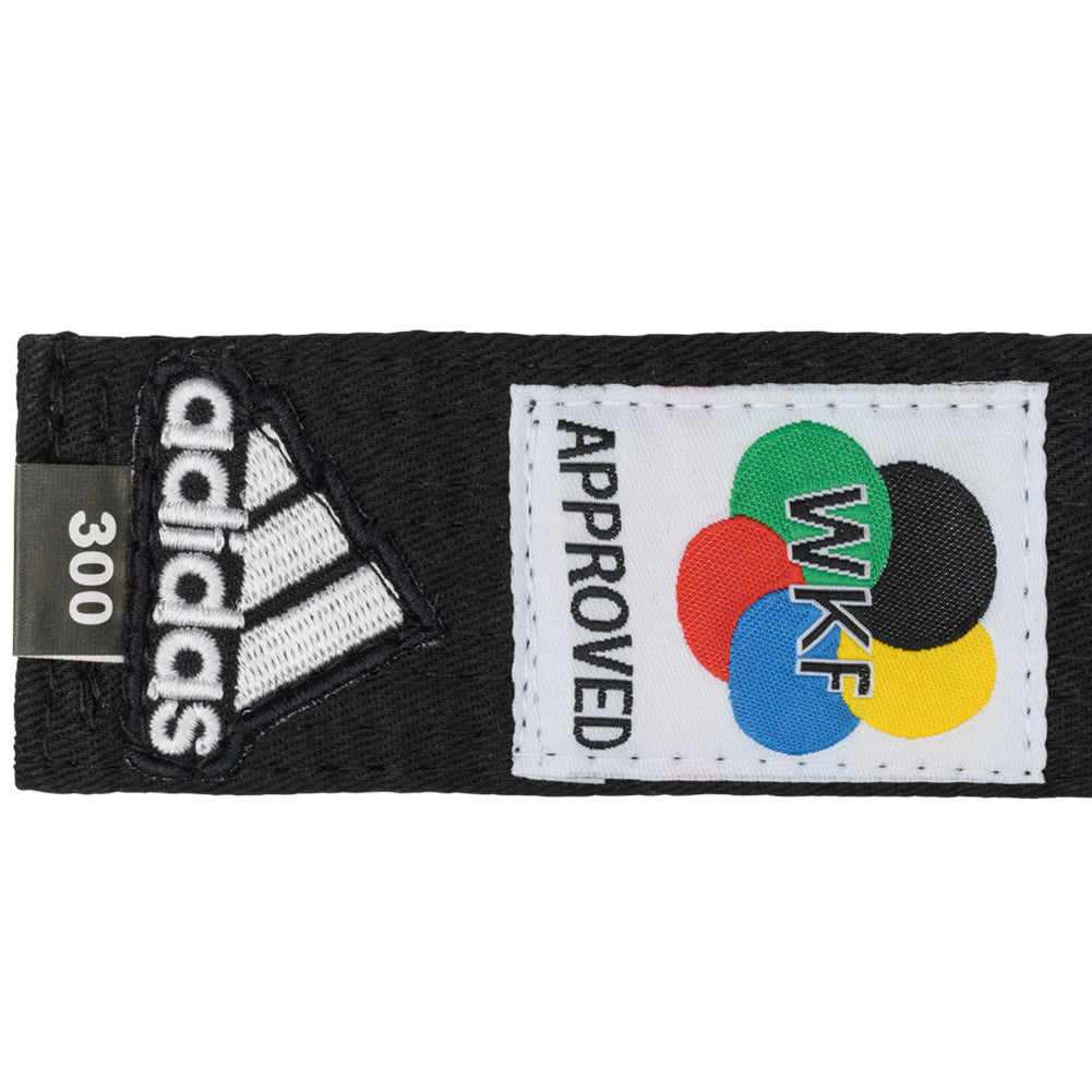 adidas Elite WKF Karateband Logo 45mm zwart ADIB242KZ