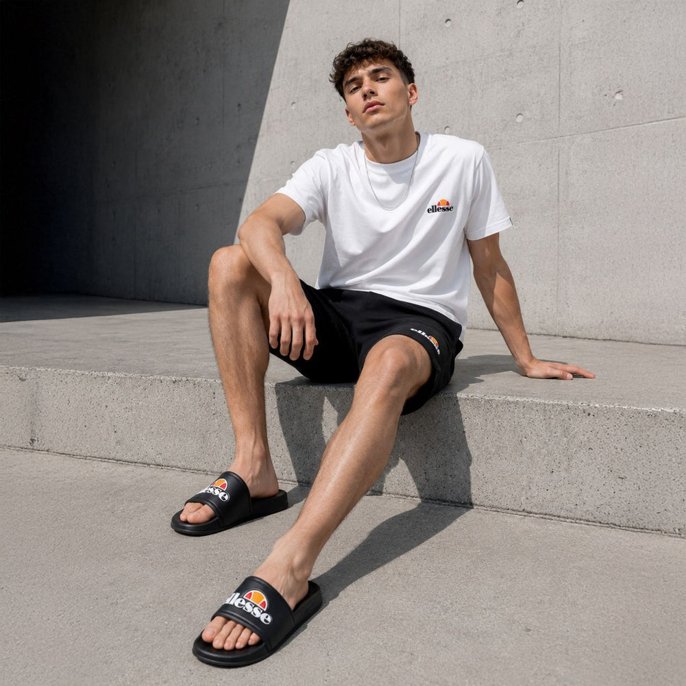 ellesse Slider heren badslippers zwart Adelaide-Black