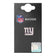 New York Giants NFL Metalen wapenschild pin badge  BDNFLCRSNG – Eén maat voor iedereen
