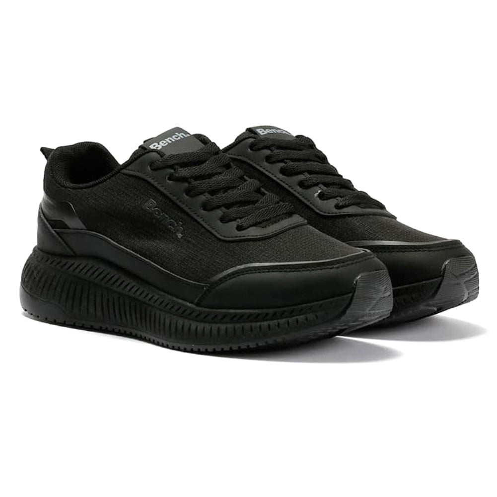 Bench Dovestone heren sneaker zwart zwarte zool BEN1027-P03