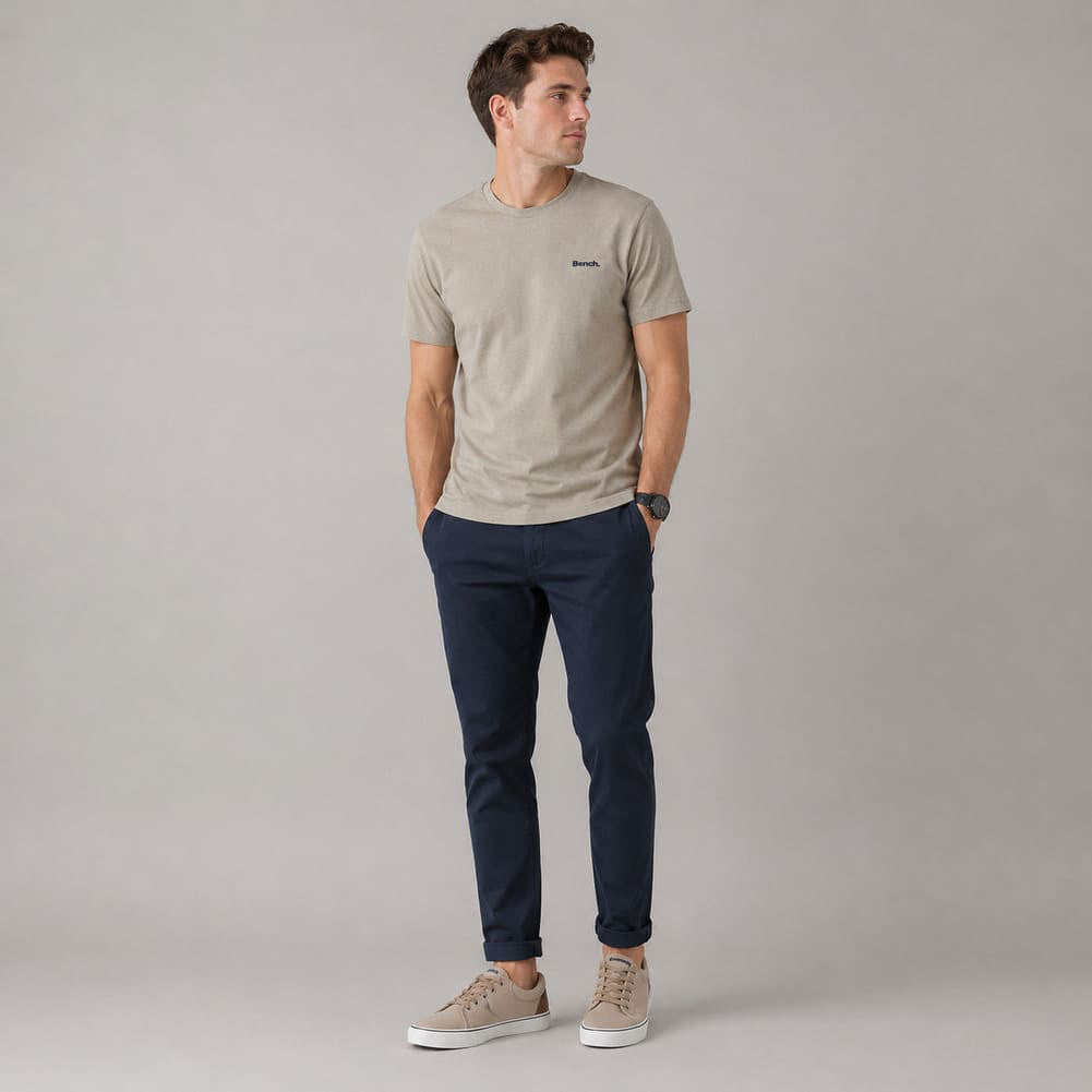 Bench Donnie herensneakers zandkleurig BEN1029-C19