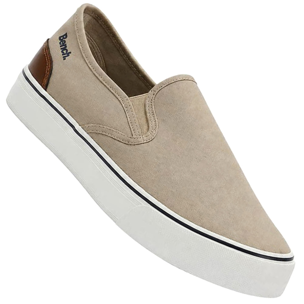 Bench Dalton Heren Slip On Sneakers zand BEN1030-C19