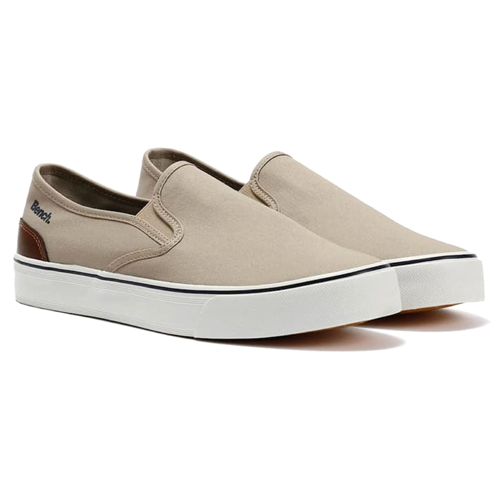 Bench Dalton Heren Slip On Sneakers zand BEN1030-C19