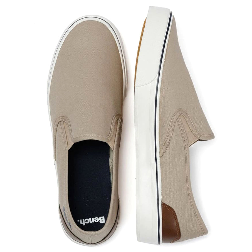 Bench Dalton Heren Slip On Sneakers zand BEN1030-C19