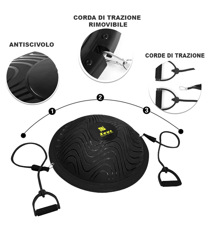 Zeus Ball Balance trainer met handels