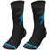 Zeus Thunder lange speciale trainingssokken zwart royal – 39-42