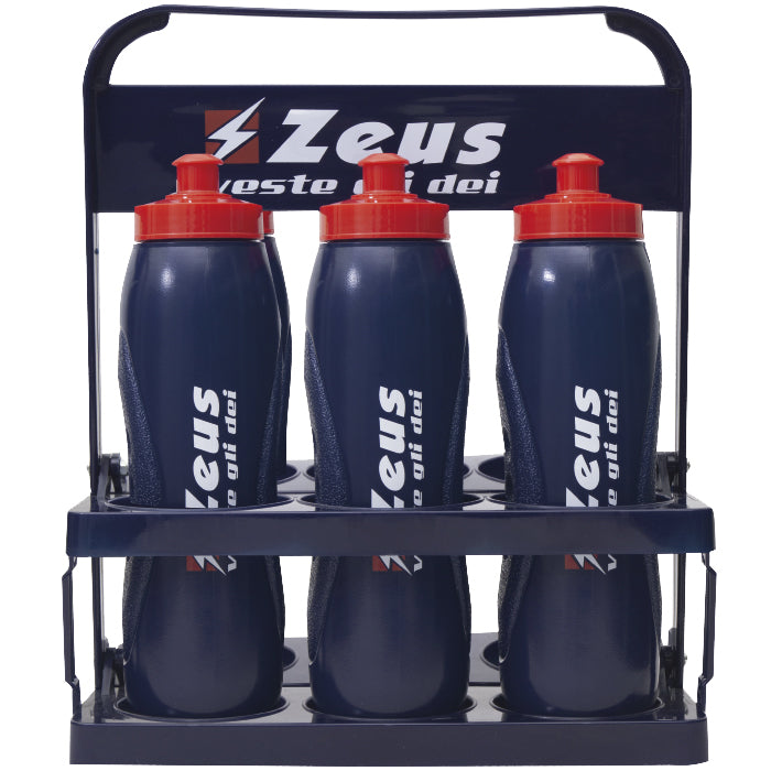Zeus CESTELLO Flessendrager met Drinkflessen 6-delige set 0,75l