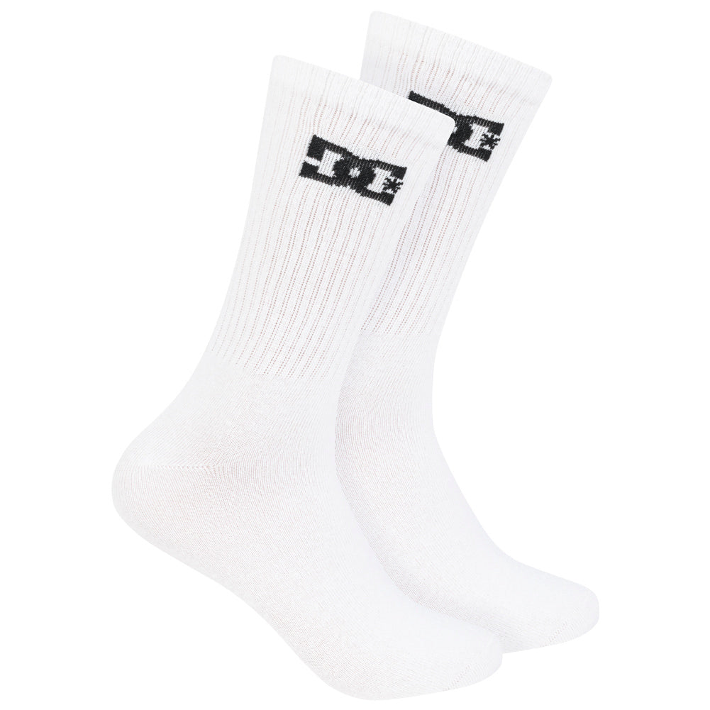 DC Shoes Sport Crew Unisex Sokken 3 paar wit DC-01 CREW