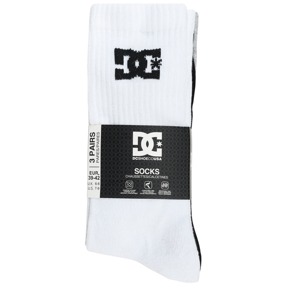DC Shoes Sportsokken Crew Uniseks 3 paar multi DC-03 CREW