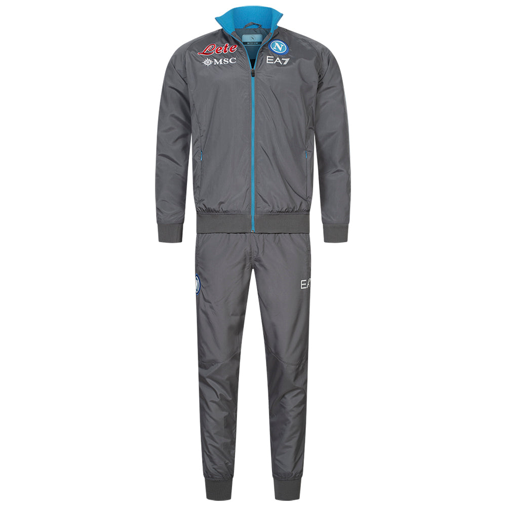 SSC Napoli EA7 Emporio Armani Heren Presentatiepak grijs EASSCN23R15-MAGNET
