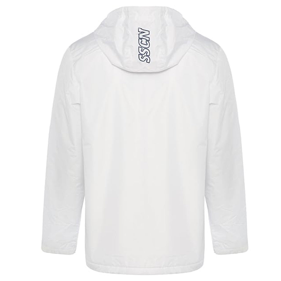 SSC Napoli EA7 Emporio Armani Waterproof Heren Jas EASSCN24T09-100-WHITE