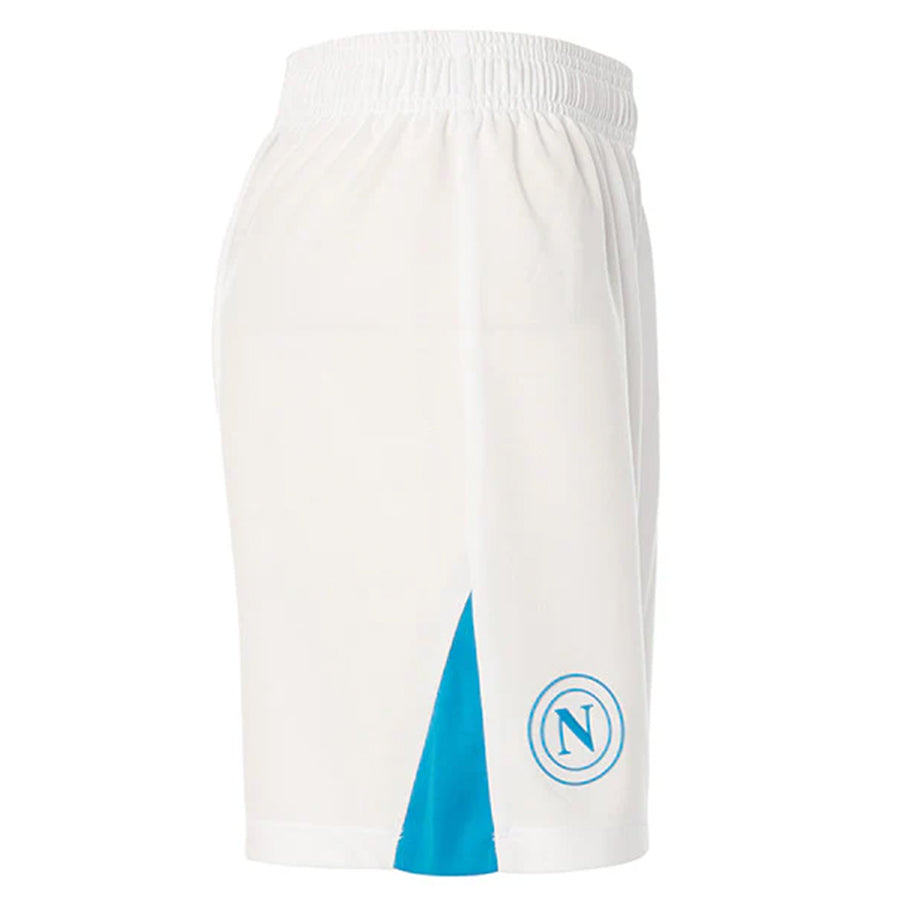 SSC Napoli EA7 Emporio Armani Heren Thuisshort EASSCN25G13-WHITE-AZZURO