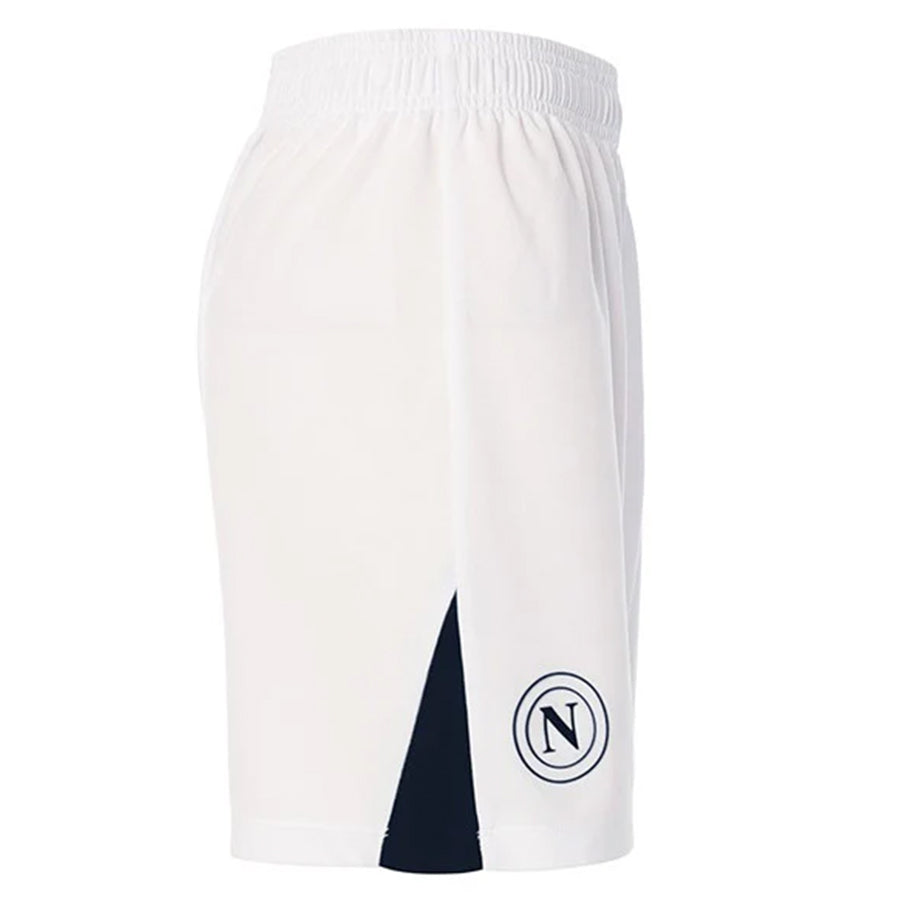 SSC Napoli EA7 Emporio Armani Heren Uit Short EASSCN25G13-WIT-BLAUW