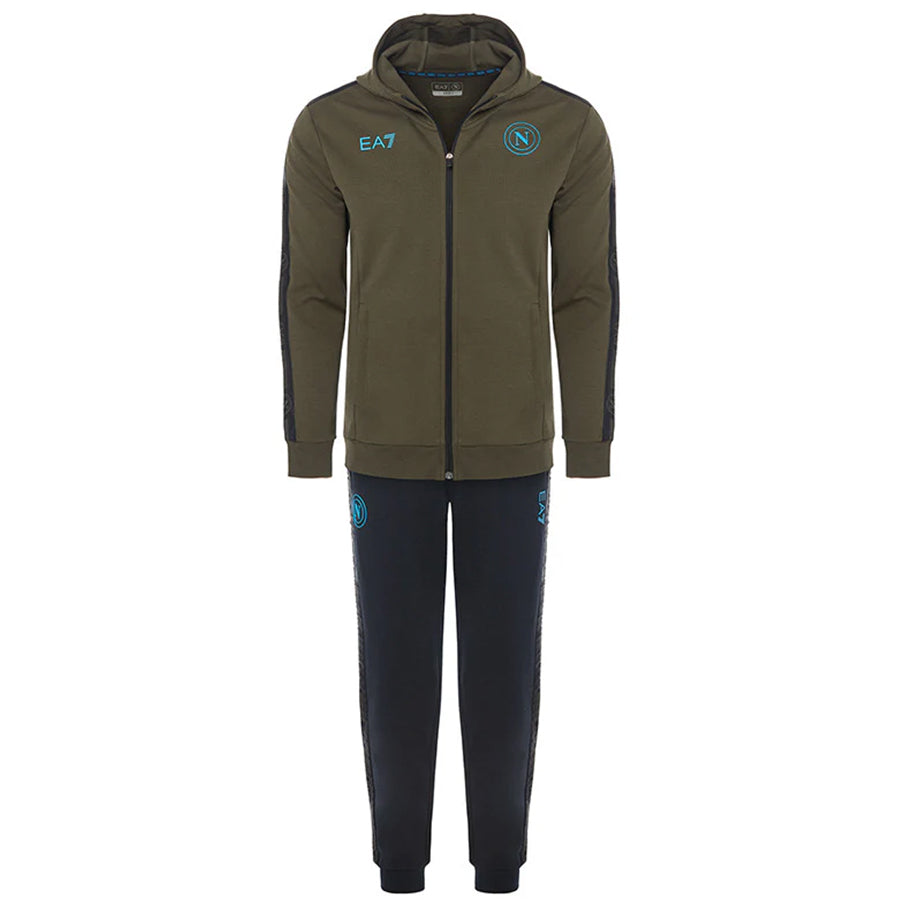 SSC Neapel EA7 Emporio Armani Herren Jogginganzug EASSCN25R09-OLIVE-710
