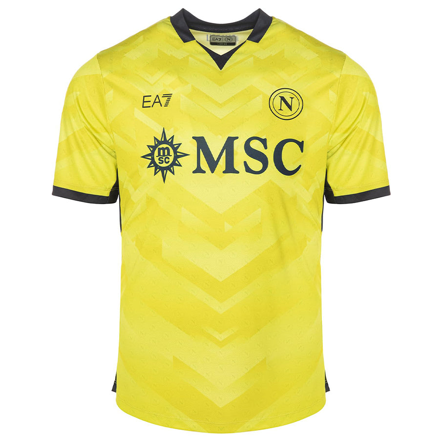 SSC Napoli EA7 Emporio Armani Heren Thuisshirt EASSCN25W07