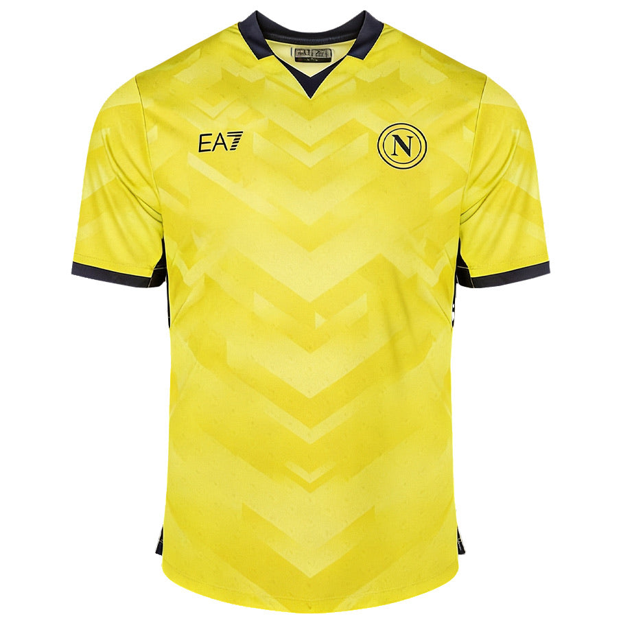 SSC Napoli EA7 Emporio Armani Kinder/Heren thuistenue keeper shirt EASSCN25W07K