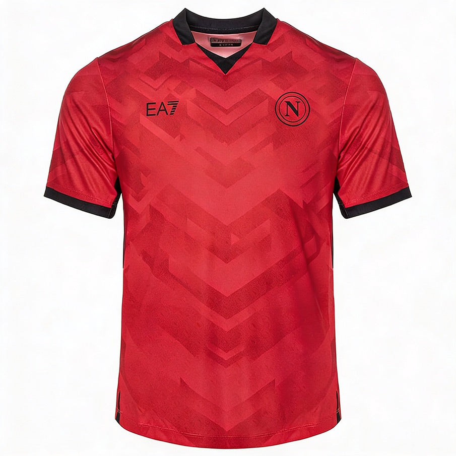 SSC Napoli EA7 Emporio Armani Heren Thuistenue Keeper Shirt EASSCN25W09K
