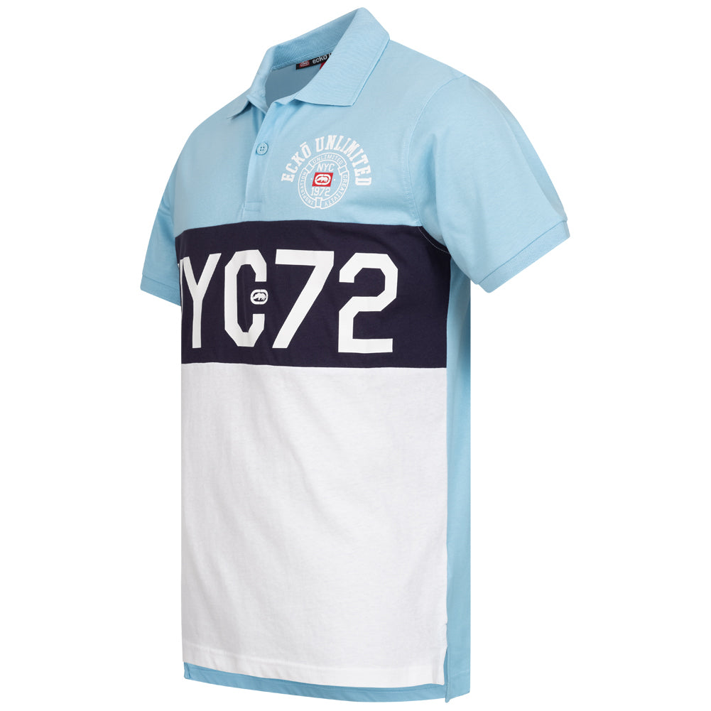 Ecko Unltd. Premium Heren Poloshirt EFM04794-BLAUW