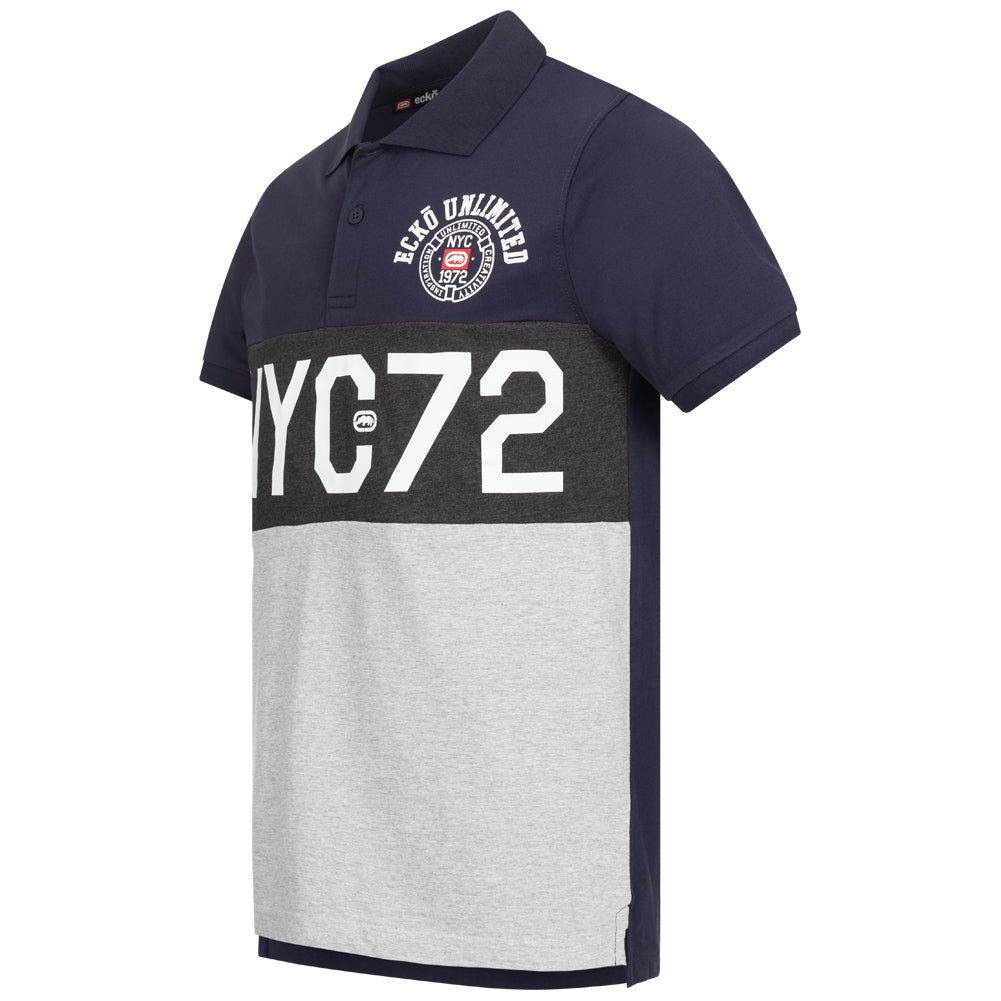 Ecko Unltd. Premium Heren Poloshirt EFM04794-NAVY