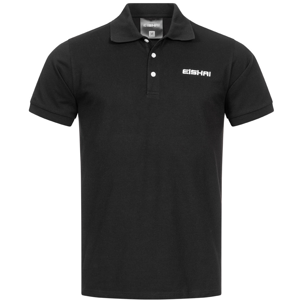 EISHAI "Mare" poloshirt voor heren, zwart