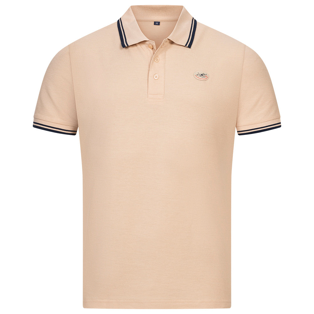 EUROPEAN POLO CHAMP Heren Poloshirt EPCPOLOS-BEIGE