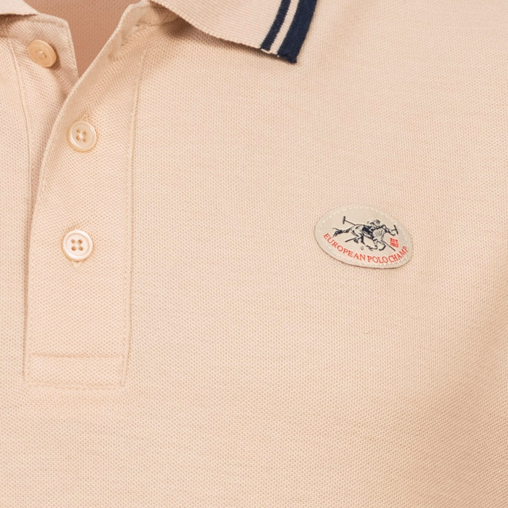 EUROPEAN POLO CHAMP Heren Poloshirt EPCPOLOS-BEIGE