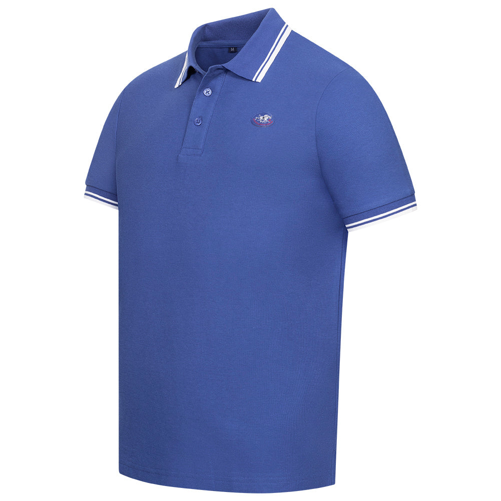 EUROPEAN POLO CHAMP Heren Poloshirt EPCPOLOS-BLAU