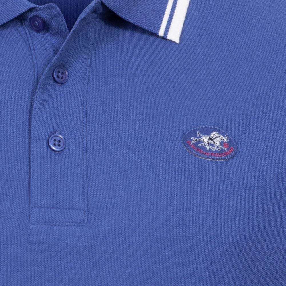 EUROPEAN POLO CHAMP Heren Poloshirt EPCPOLOS-BLAU