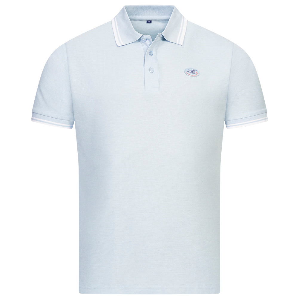 EUROPEAN POLO CHAMP Heren Poloshirt EPCPOLOS-HELLBLAU