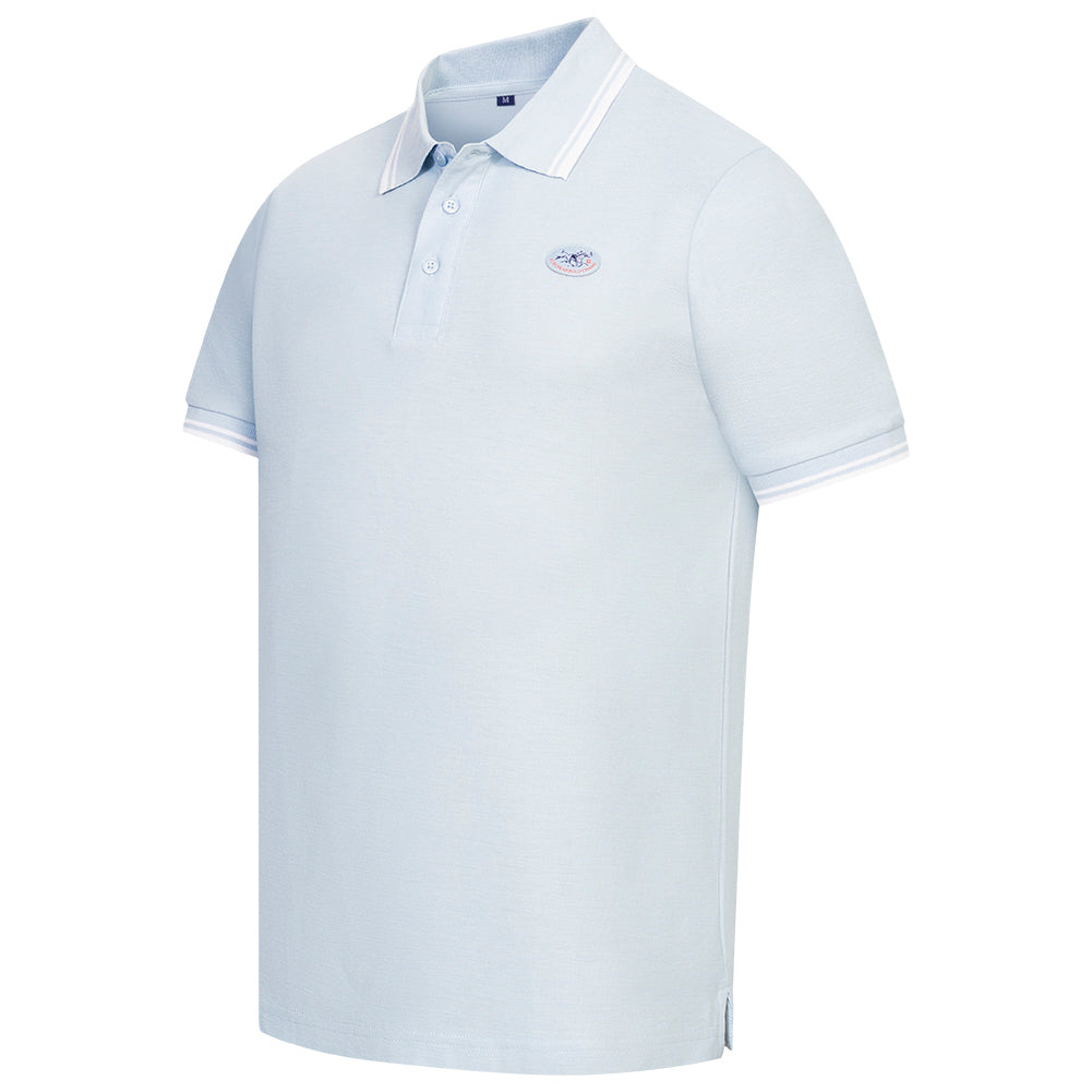 EUROPEAN POLO CHAMP Heren Poloshirt EPCPOLOS-HELLBLAU