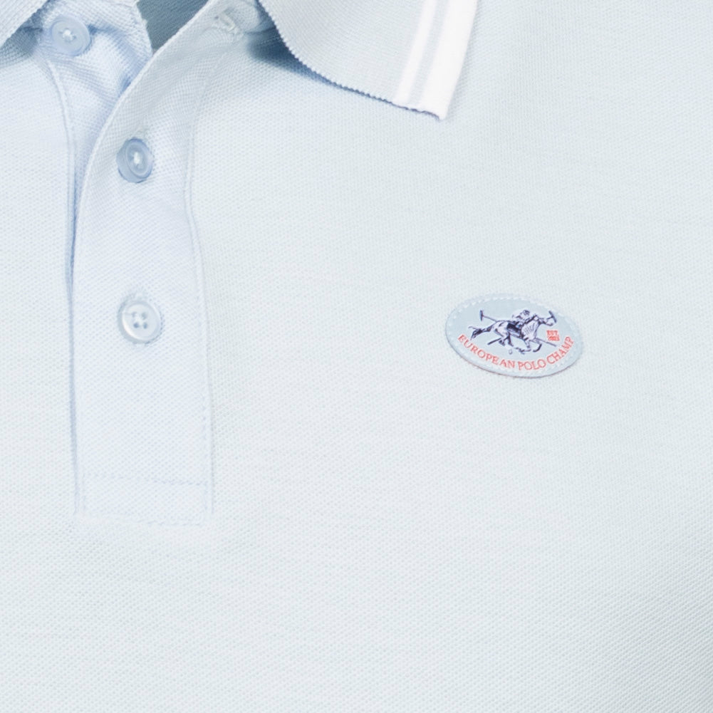 EUROPEAN POLO CHAMP Heren Poloshirt EPCPOLOS-HELLBLAU