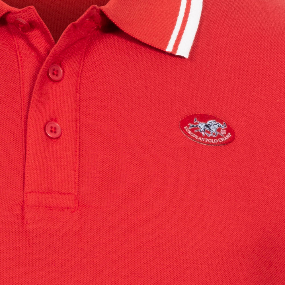 EUROPEAN POLO CHAMP Heren Poloshirt EPCPOLOS-ROOD