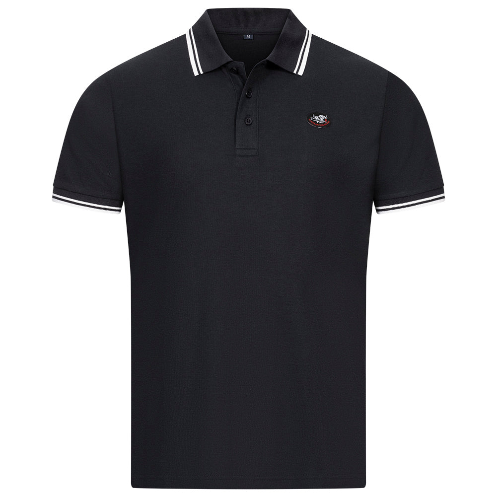 EUROPEAN POLO CHAMP herenpoloshirt EPCPOLOS-ZWART