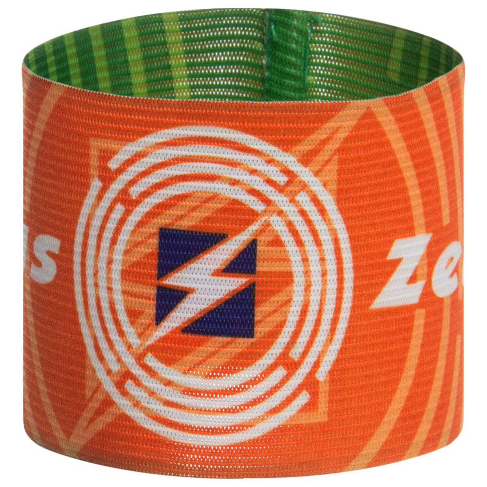 Zeus Double face kapiteinsband Groen Oranje