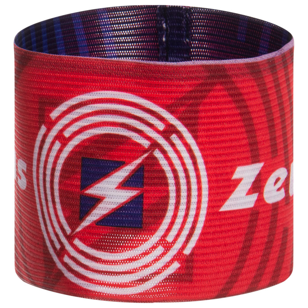 Zeus Double face kapiteinsband Navy rood